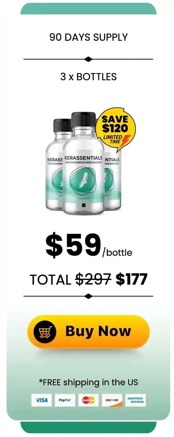 Kerassentials 3 bottle pricing